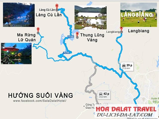 Bản đồ đường đi Ma Rừng Lữ Quán